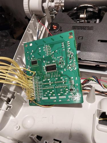 bottom of the controller board