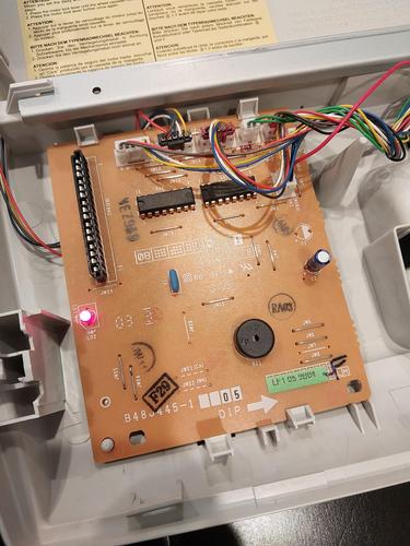 top of the controller board